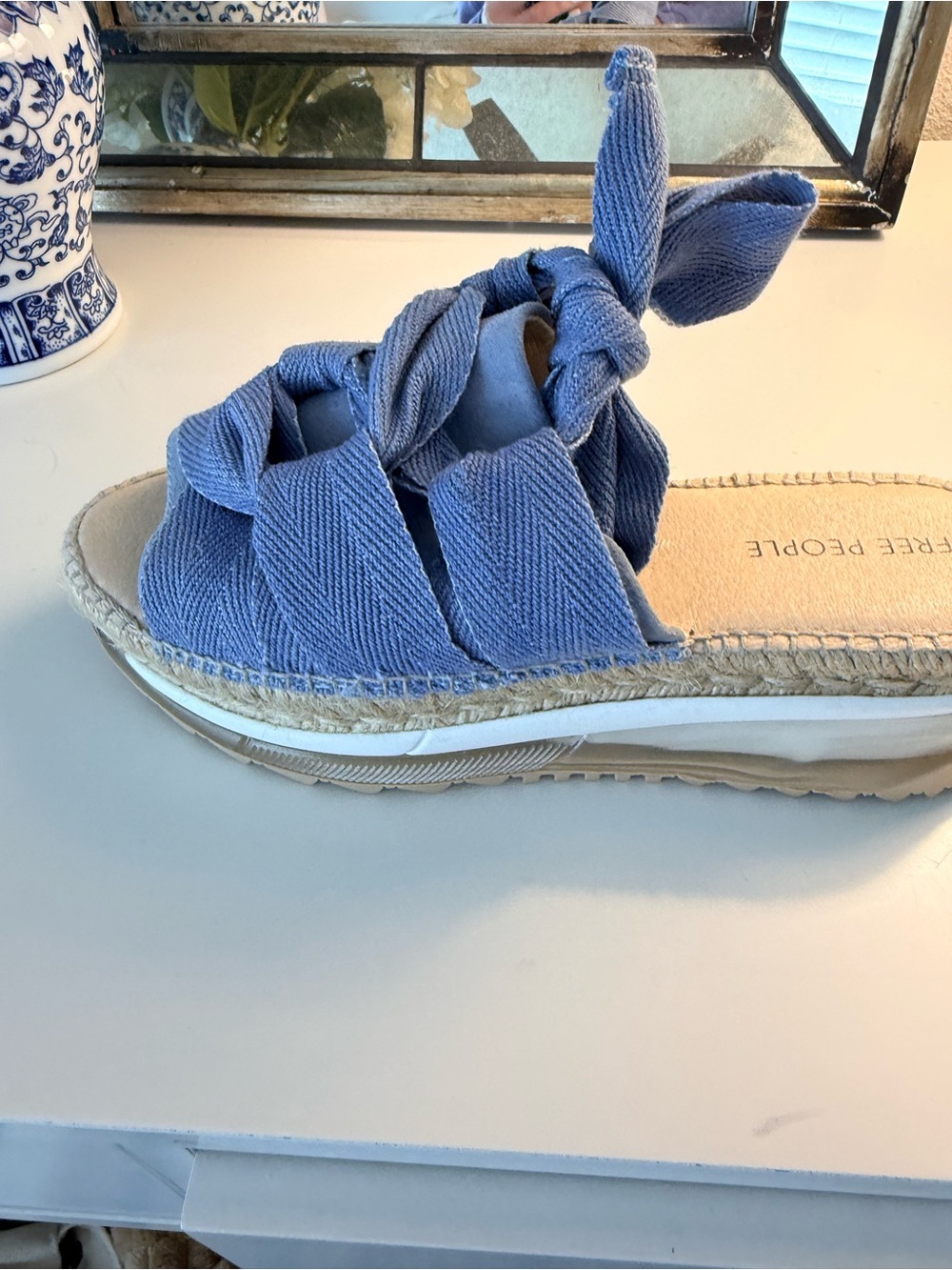 Free People Chamomile Sport Sandal - Light Blue Denim - Picture 4 of 5